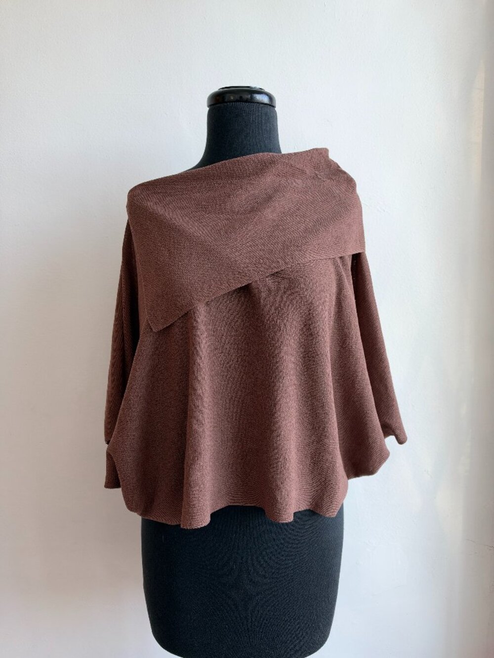 ZARA Brown Poncho Top
